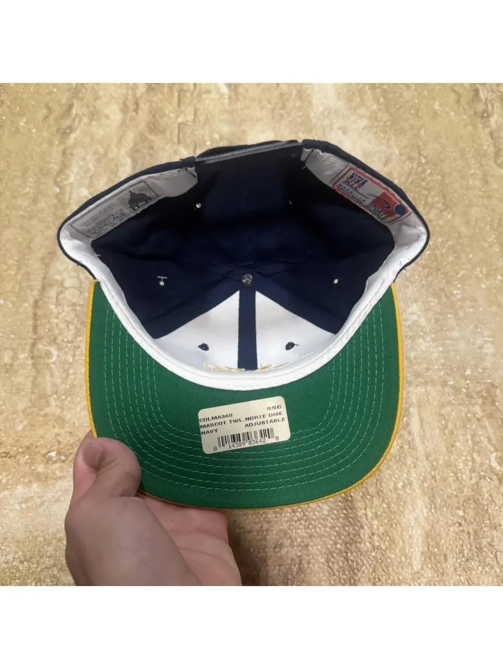 Vintage Notre Dame Sports Specialties Snapback Hat Cap NWT